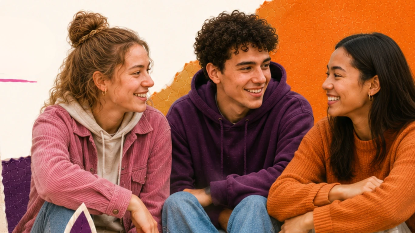 Jeunes en conversation dans le cadre du programme Body Project Wallonie.